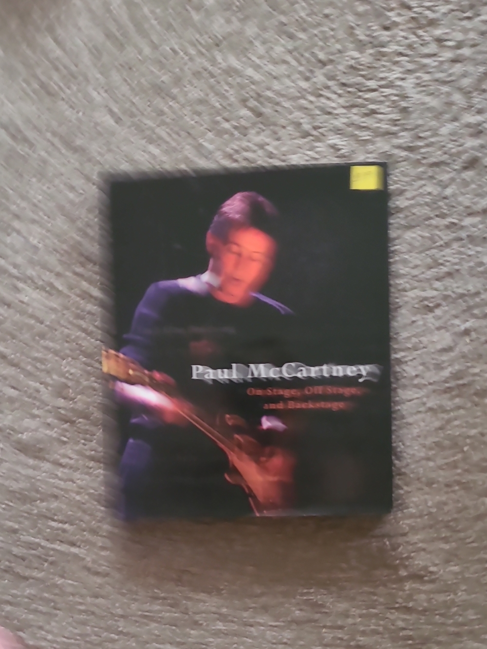 Paul McCartney On Stage Photo Book - Black Cover with Red Accents